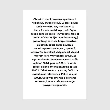 Wilanow - Sarmacka 1b Apartmán *